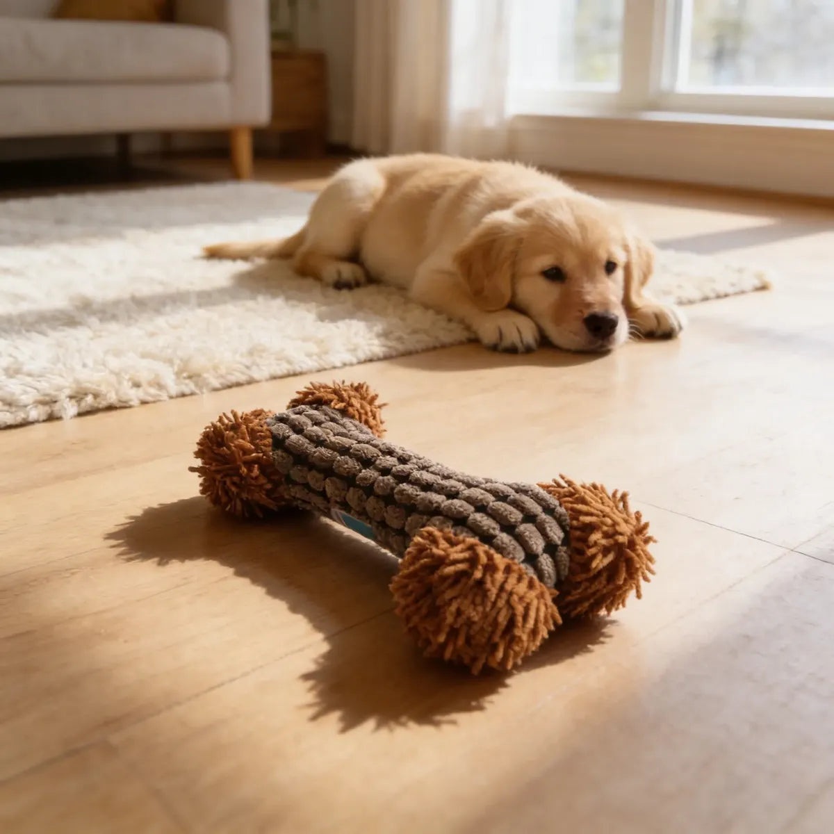 Peluche Para Perro Texturizado Con Sonido Resistente
