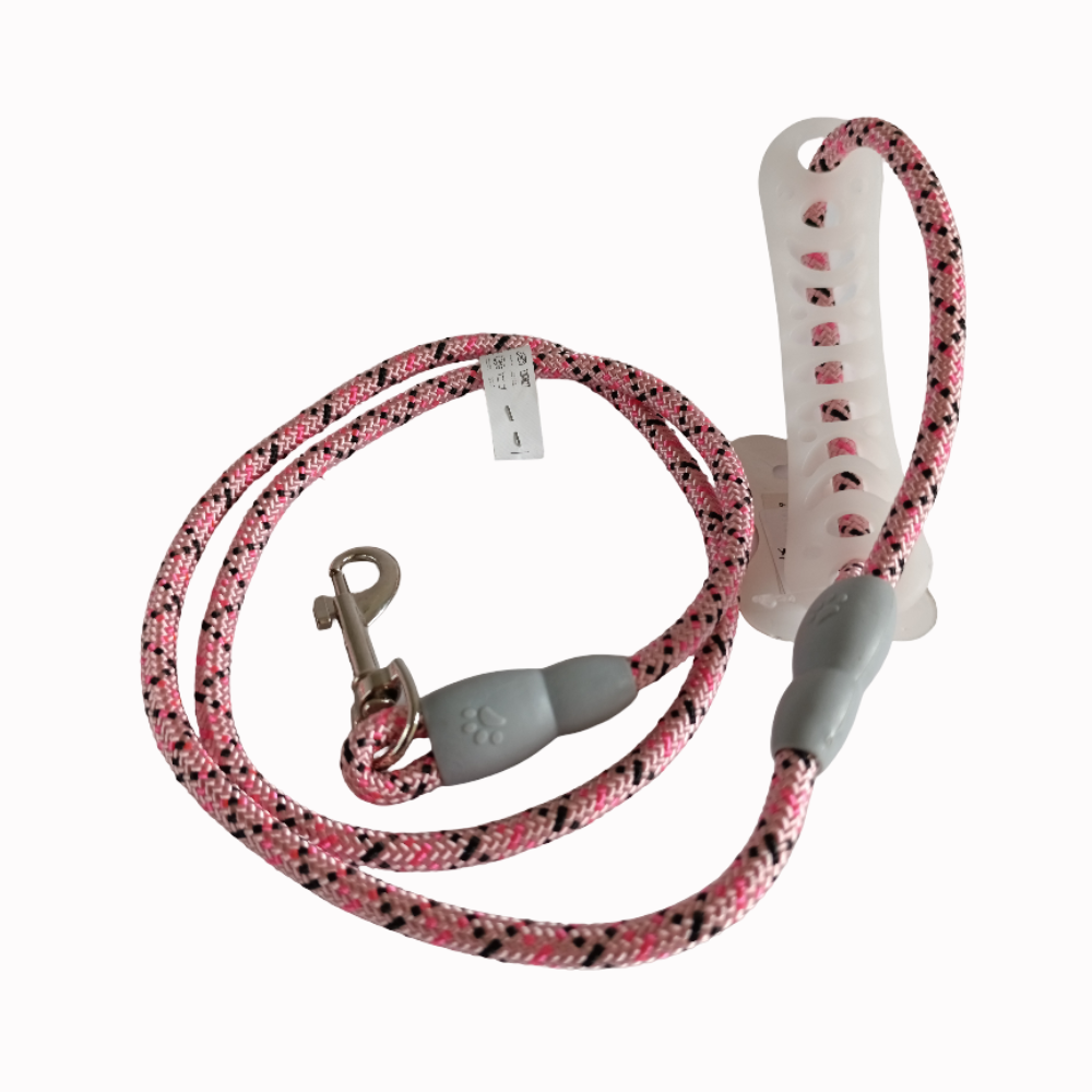 Correa Para Perro Cuerda Trenzada Reforzada Con Mango Ergonómico