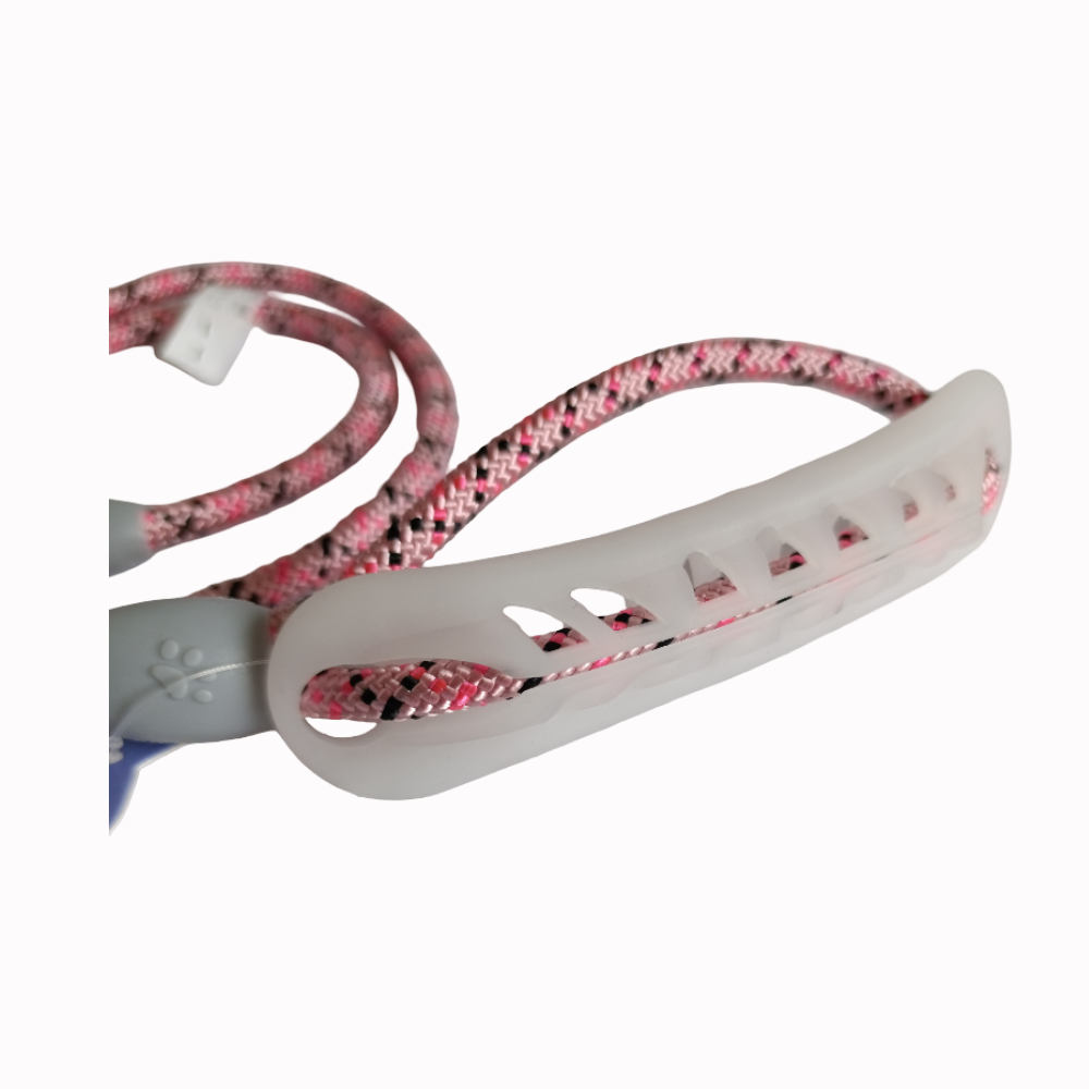 Correa Para Perro Cuerda Trenzada Reforzada Con Mango Ergonómico