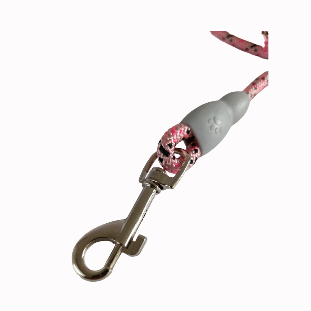 Correa Para Perro Cuerda Trenzada Reforzada Con Mango Ergonómico