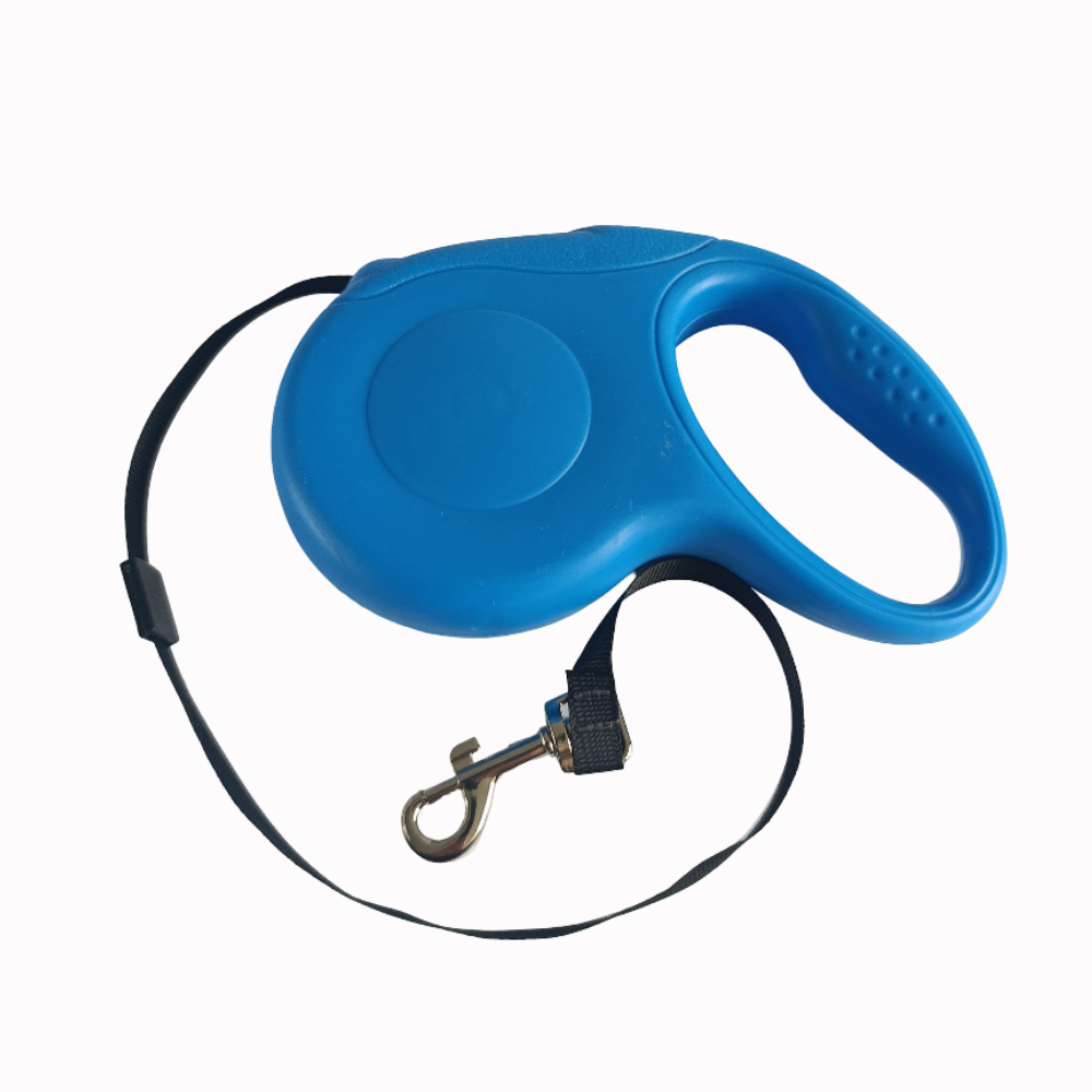 Correa Retráctil 5mt Paseo Mascotas Perro Gato Color Rojo