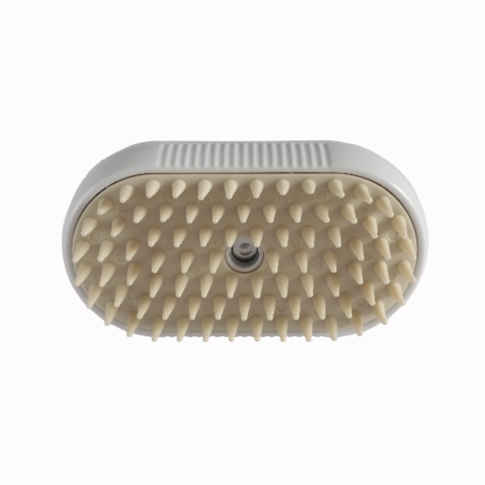 Cepillo Con Vapor Masajeador Suave Perro Gato 3 En 1