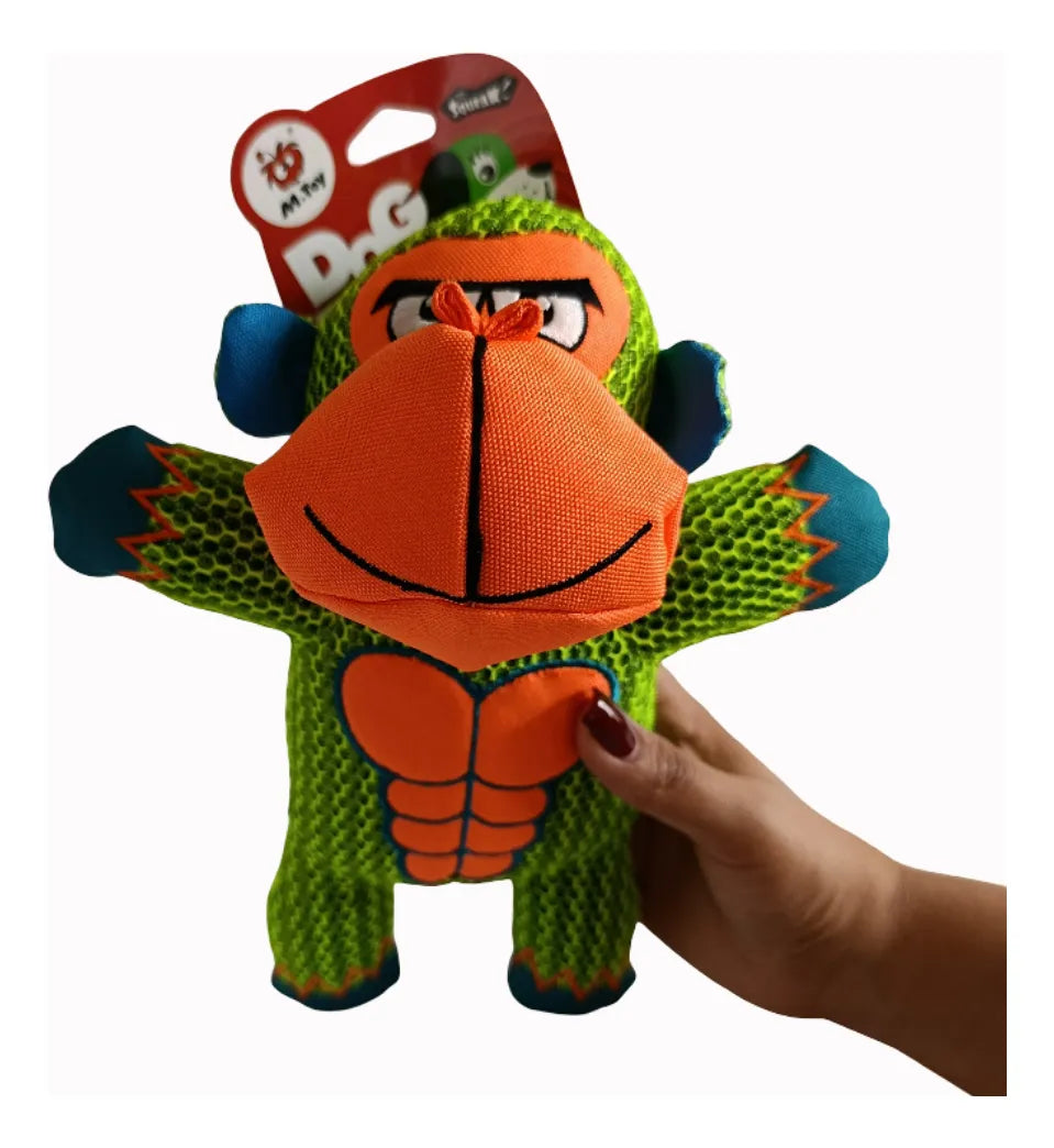 Juguete Peluche Resistente Perro Con Sonido Mordedera