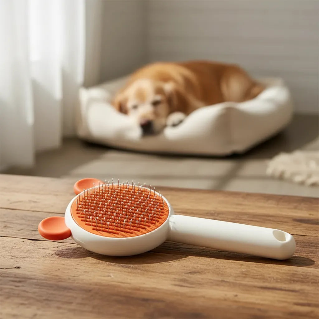 Cepillo Mascotas Quita Pelo Diseño Orejas Perros Gatos