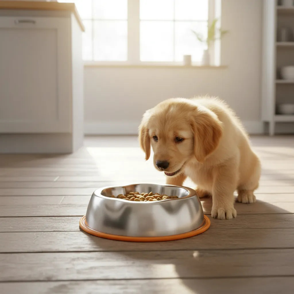 Comedero Para Perro Y Gato Acero Inoxidable Antideslizante