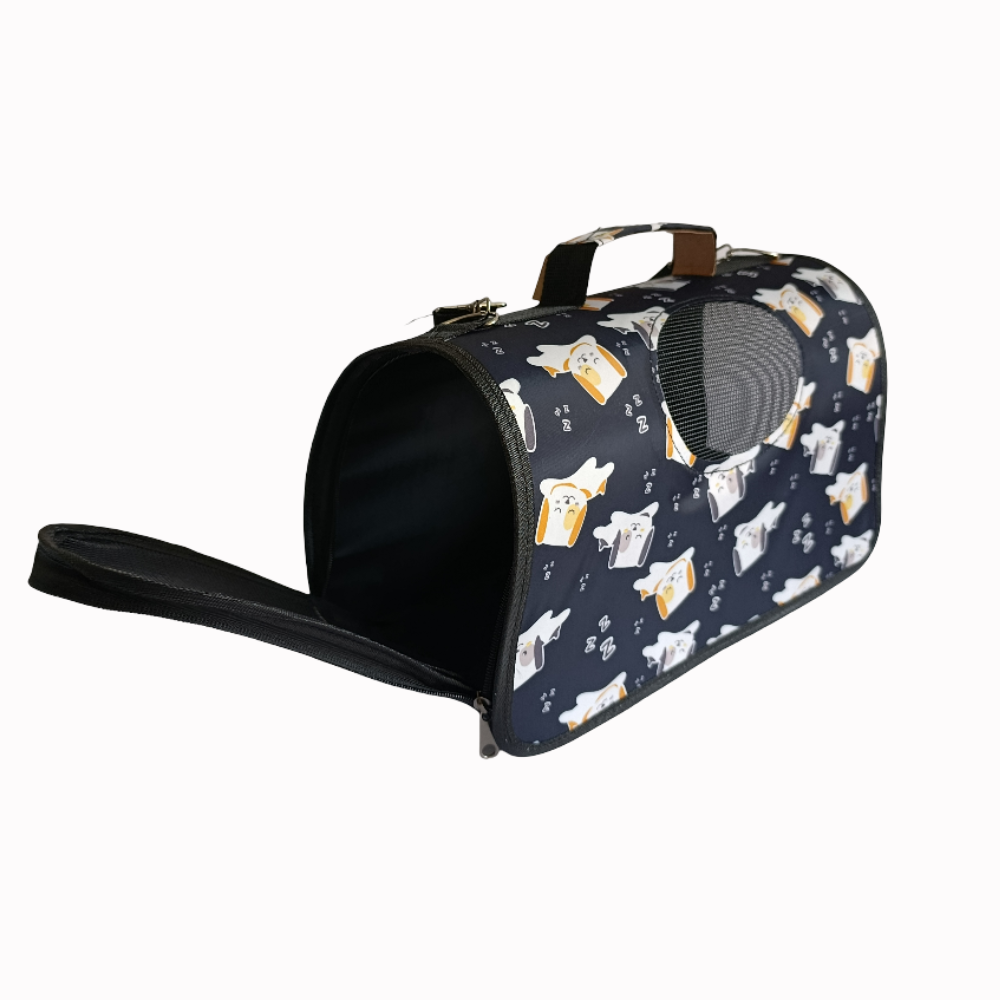 Maleta Transportadora Mascotas Reforzada Diseño Gatos 36cm