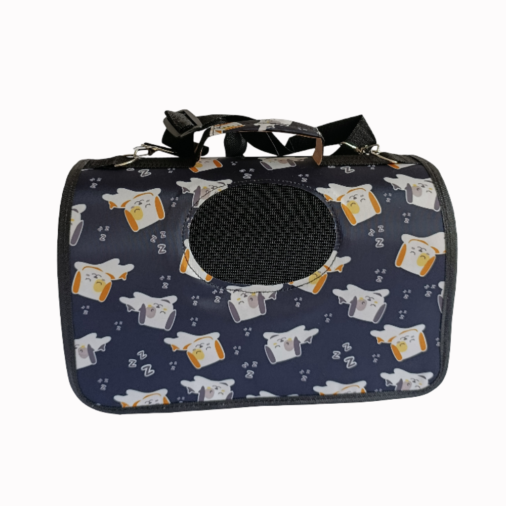 Maleta Transportadora Mascotas Reforzada Diseño Gatos 36cm