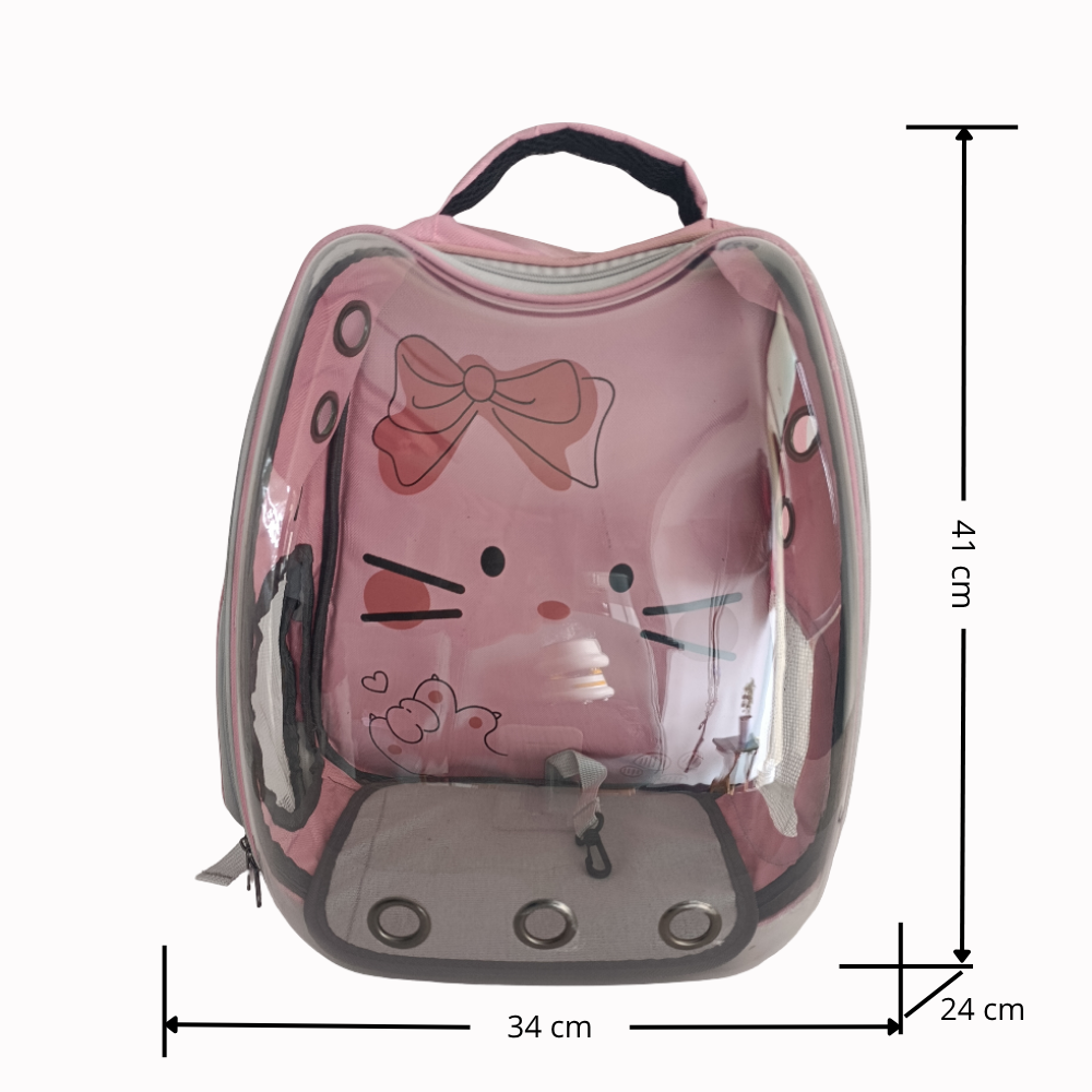 Morral transportador para gatos y perros