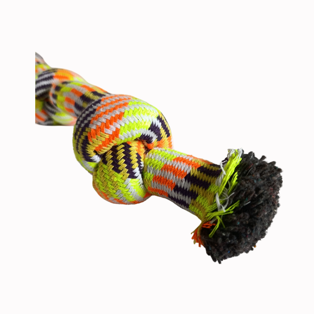 Mordedor De Cuerda Trenzada Gigante Para Perros Medianos Y Grandes