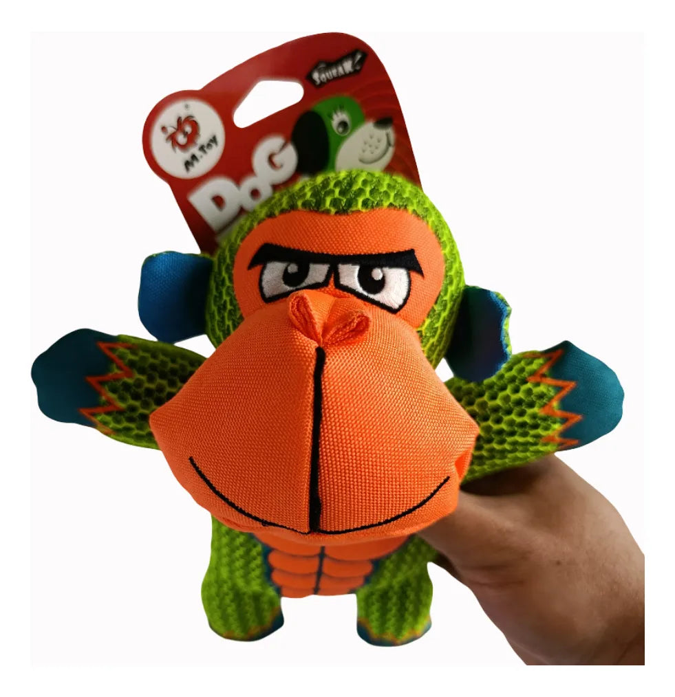 Juguete Peluche Resistente Perro Con Sonido Mordedera