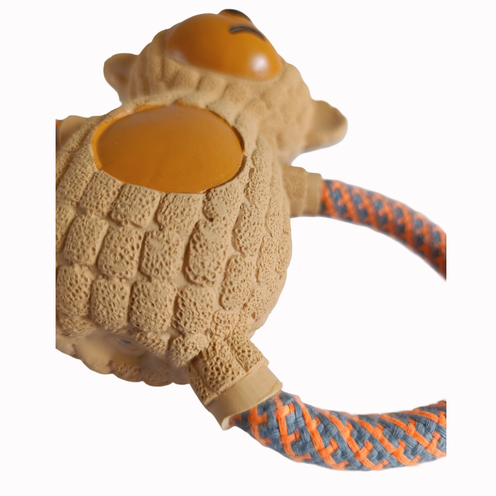 Juguete Mordedor Para Perro En Forma De Mono Con Cuerda