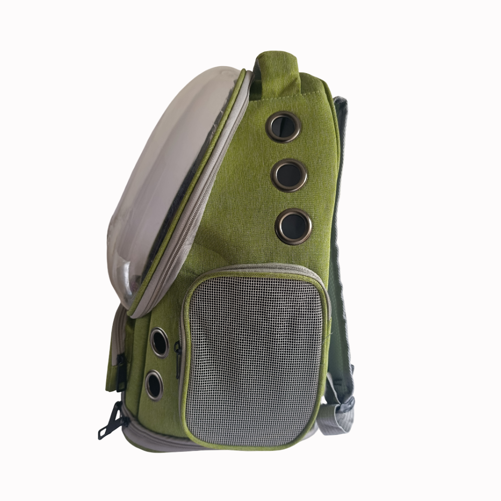 Morral Transportador Para Mascotas Tipo Cápsula Espacial