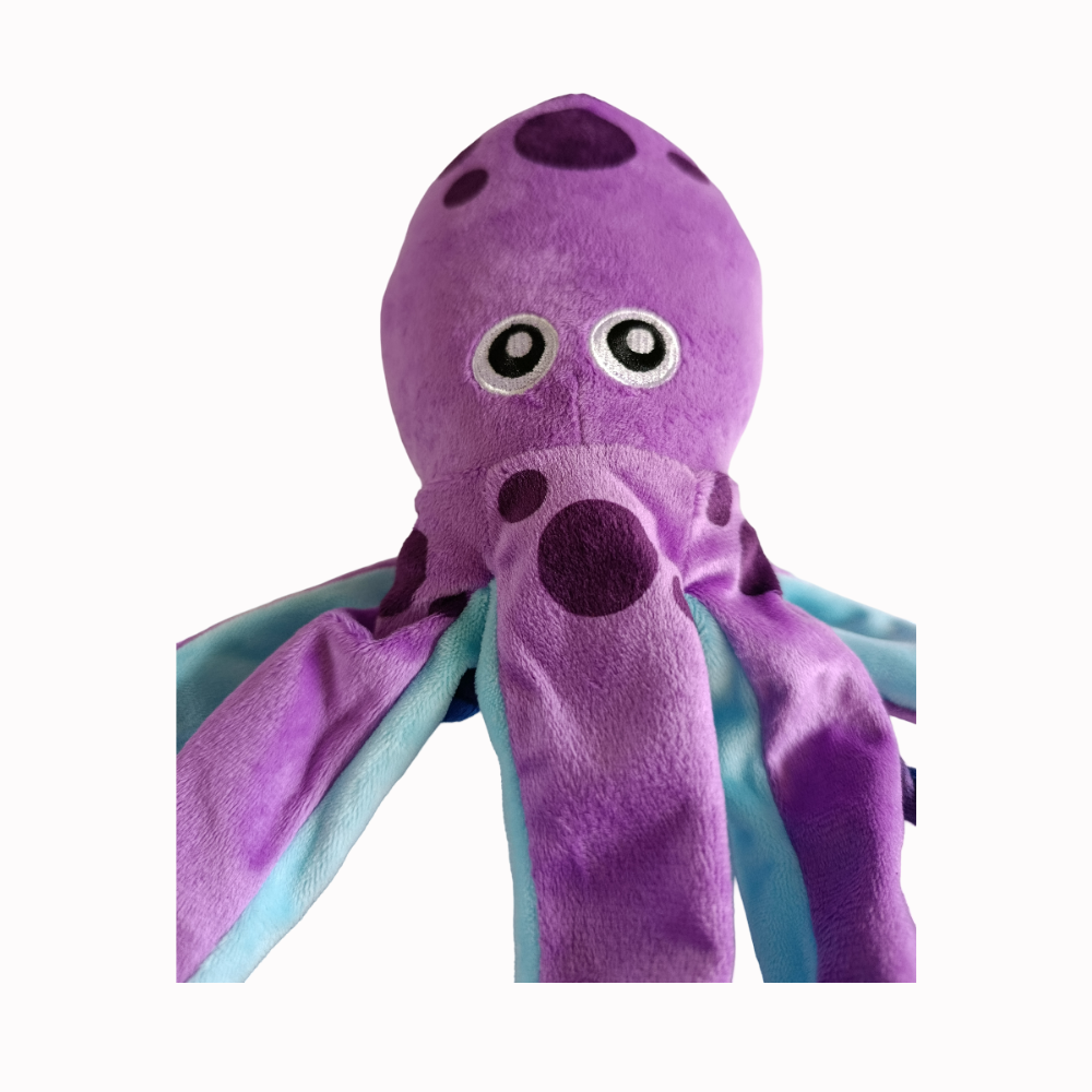 Juguete Pulpo De Peluche Con Cuerda Para Perro