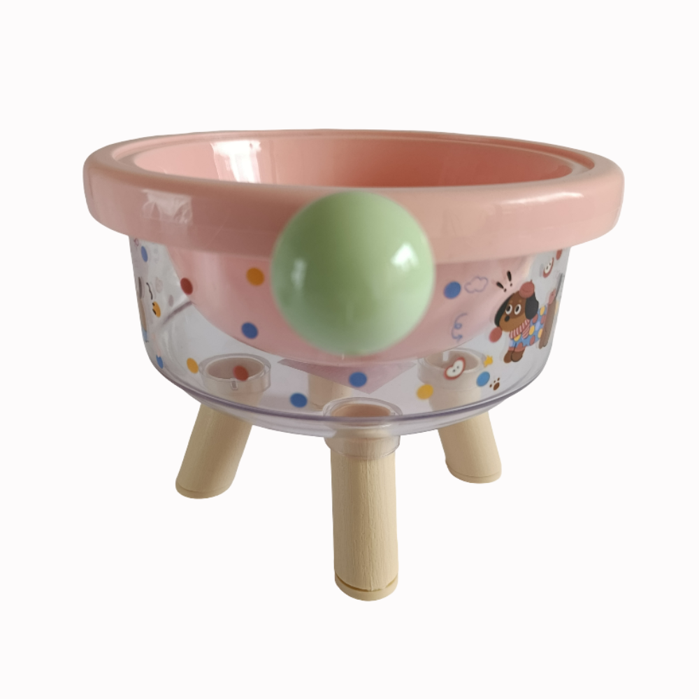 Comedero Elevado Para Perro Y Gato Diseño Animado