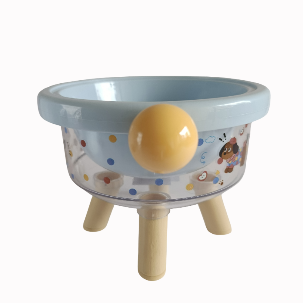 Comedero Elevado Para Perro Y Gato Diseño Animado