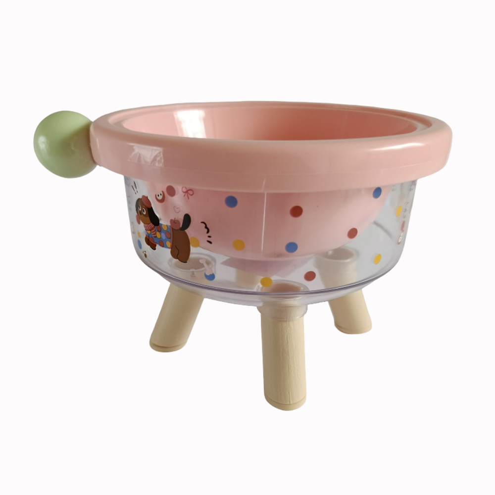 Comedero Elevado Para Perro Y Gato Diseño Animado