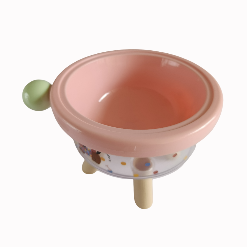 Comedero Elevado Para Perro Y Gato Diseño Animado