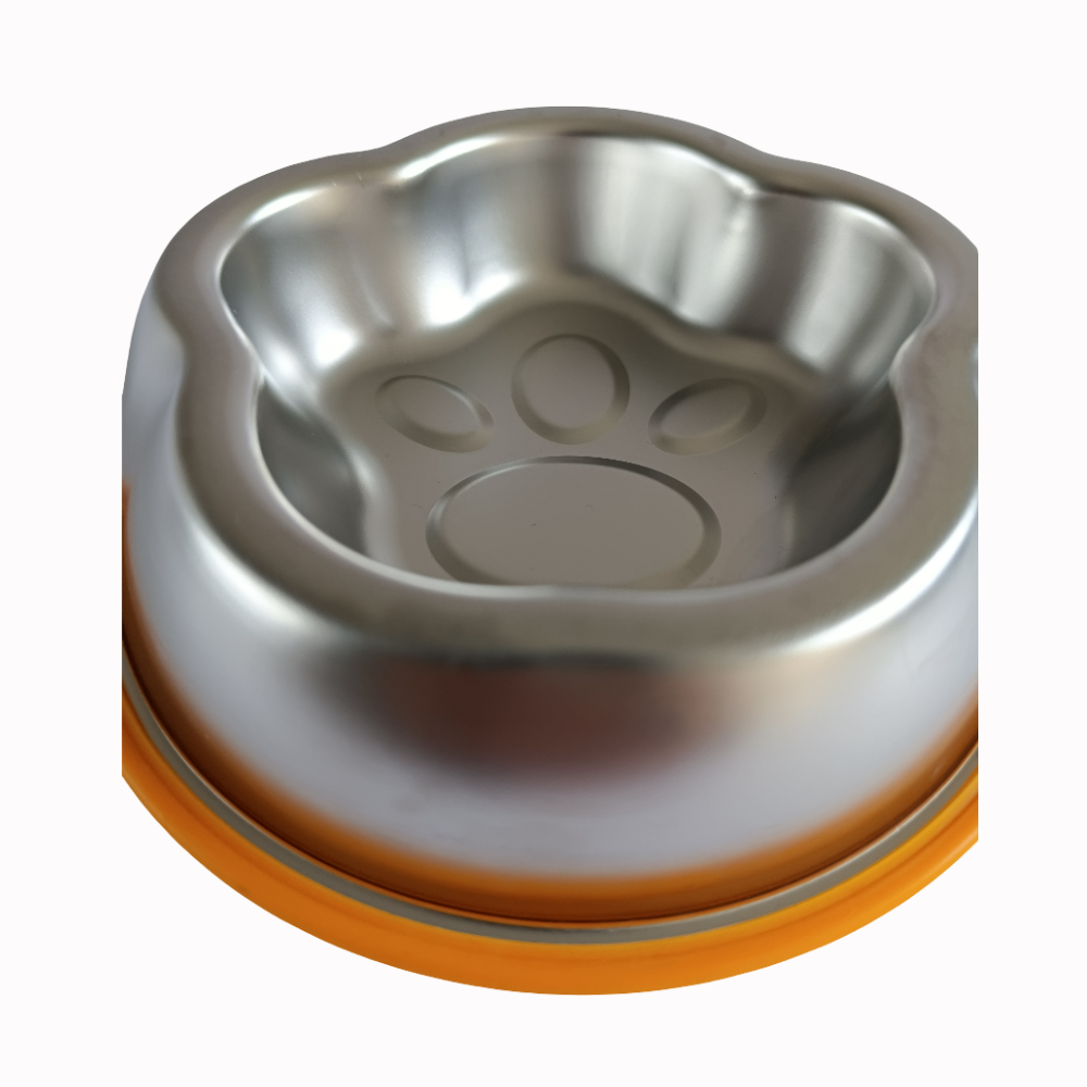 Comedero Para Perro Y Gato Acero Inoxidable Antideslizante