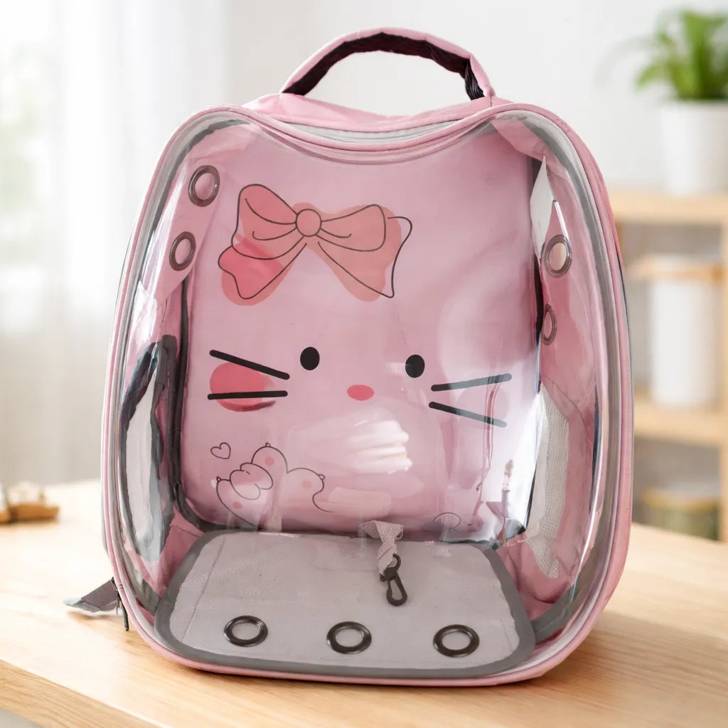 Morral transportador para gatos y perros