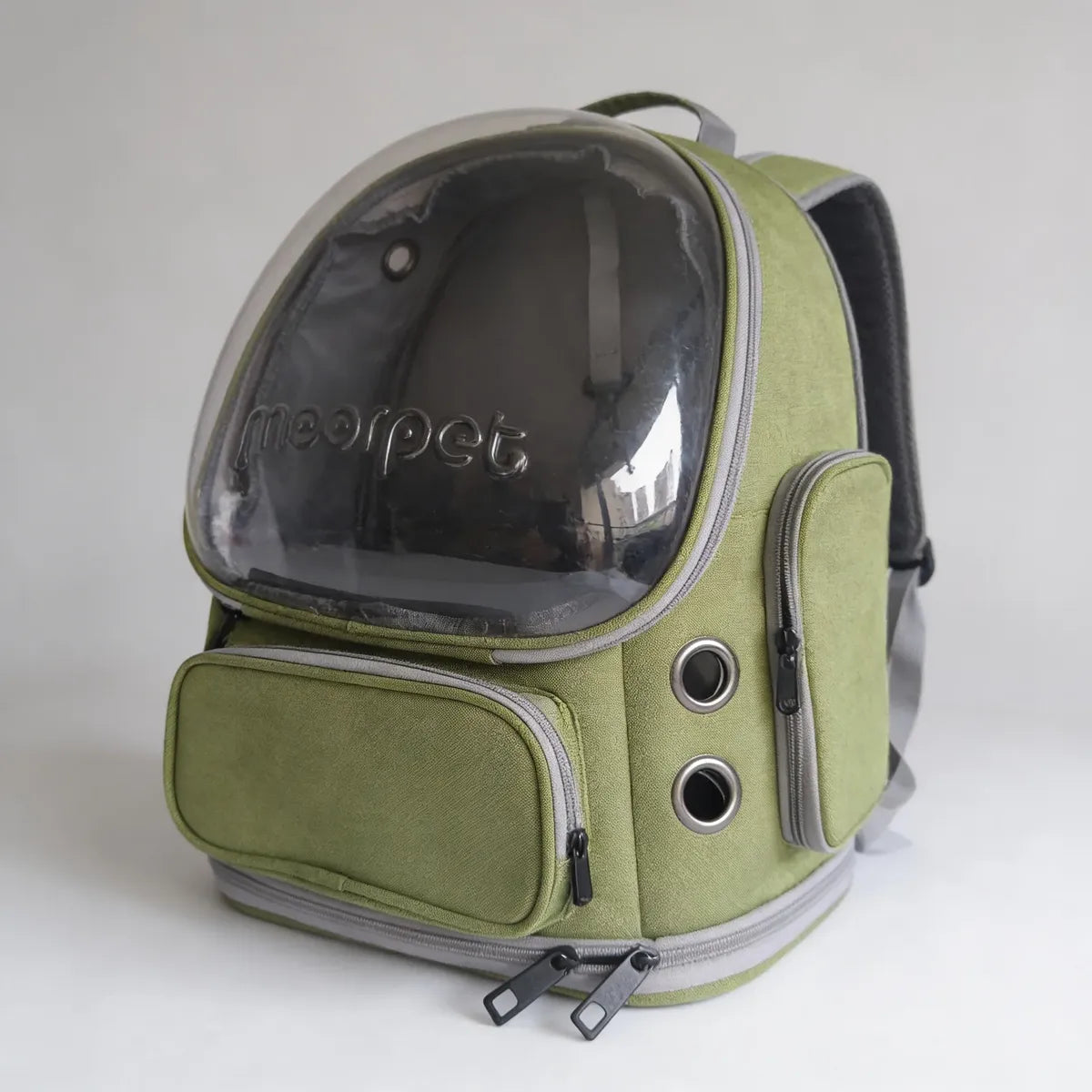 Morral Transportador Para Mascotas Tipo Cápsula Espacial