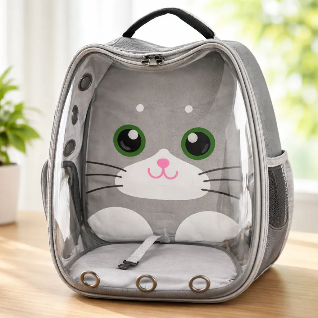 Morral transportador para gatos y perros